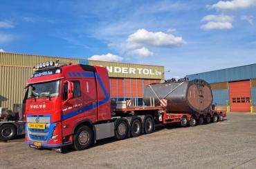 VOLVO FH5 8x4 mit 6achs NOOTEBOOM Manoovr "Van der Tol" 