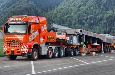 MB Actros MP4 8x6 mit 2+4achs NOOTEBOOM "Senn AG" 