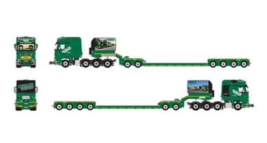 MB Actros MP5 8x4 mit 2+4 NOOTEBOOM PX "Kübler" 