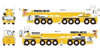 LIEBHERR 8achs Autokran LTM1650-8.1 "Mediaco" 