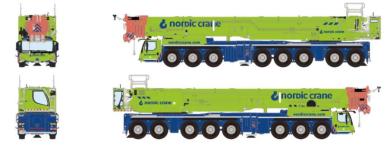 LIEBHERR 8achs Autokran LTM1650-8.1 "Kynningsrud" 