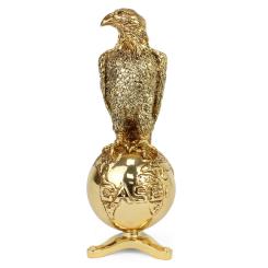 CASE Adler auf Globus, bronze 