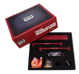 Hebeset breit 49 Teile, rot 