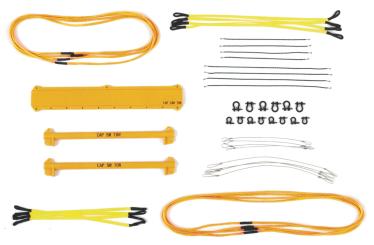 Hebeset breit 49 Teile, gelb RAL 1007 