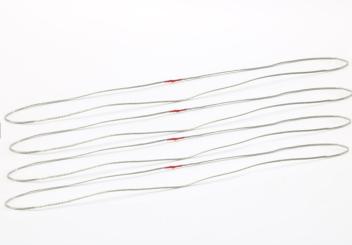 Metall Seilschlupf, silber  20 cm   35 t (4 Stück) 