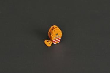 71t Hook with 3 sheaves, yellow RAL1007 