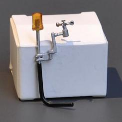 Windmesser für Gitterauslegersockel RAL9005, schwarz 