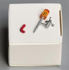 Windmesser für Teleskopauslegersockel RAL3002, rot 