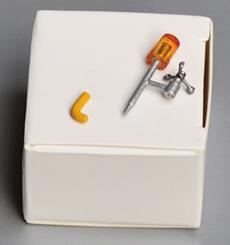 Windmesser für Teleskopauslegersockel RAL1007, gelb 