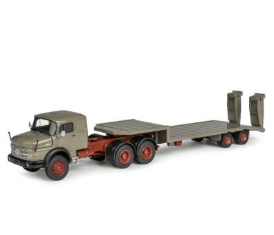 MB LAS 2624 Hauber 6x4 mit 2achs Tieflader, grau 