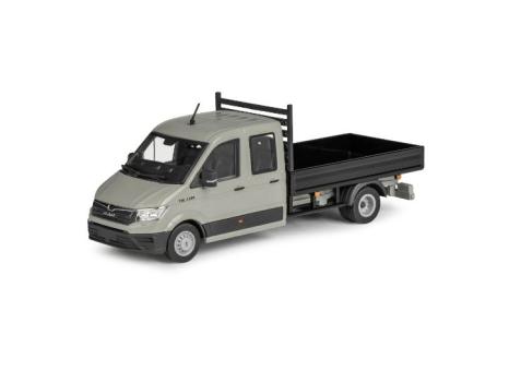 MAN TGE 3.140 crew cab Van with platform, grau 