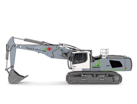 LIEBHERR Bagger R940 mit Abbruchausleger "Bock & Söhne" 