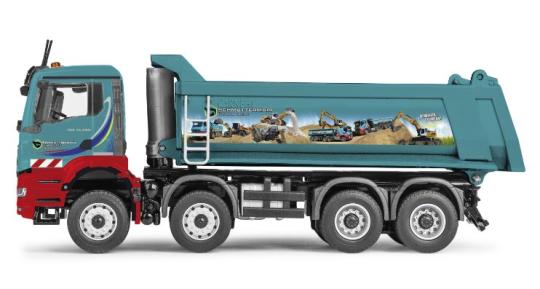 MAN TGS NN 4achs mit CARNEHL Halbschalenmulde "Schmuttermair" 