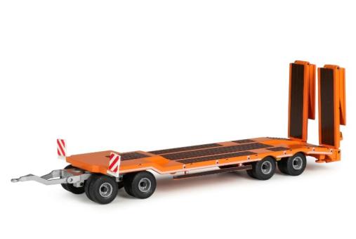 SCHWARZMÜLLER 4achs Tiefladeanhänger mit gekröpftem Plateau, kommunal 