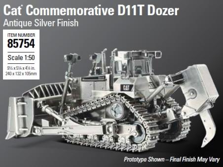 CAT Raupe D11T, altsilber 