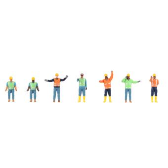 Figuren: 7 Bauarbeiter 