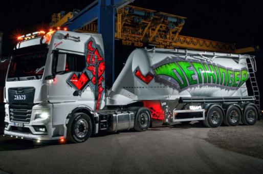 MAN TGX GX 4x2 mit 3achs Siloauflieger "Denkinger" 