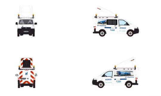 VW Transporter BF3 Begleitfahrzeug "Hofmann" 