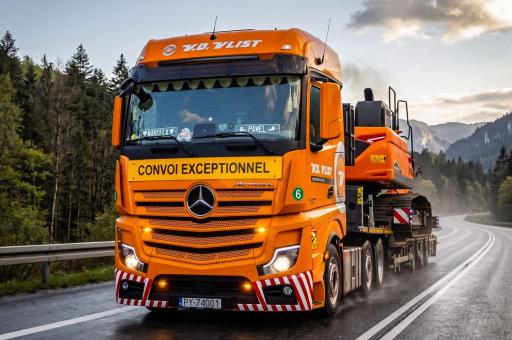 MB Actros MP4 6x2 mit 3achs NOOTEBOOM OSDS "van der Vlist" 