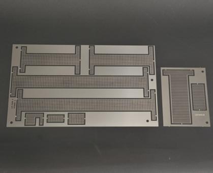 Etch Pieces of walkways and guard rails for LR1600/2, red RAL 5015 